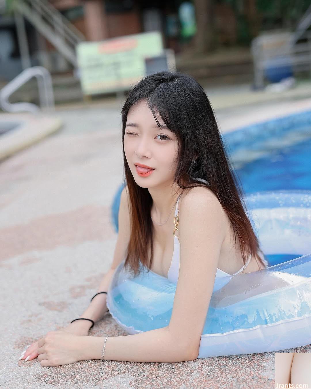 “Yuanyuan” Toàn bộ đỉnh đôi sắp lộ ra đã bị bạn bắt giữ (10P) - Ảnh 5