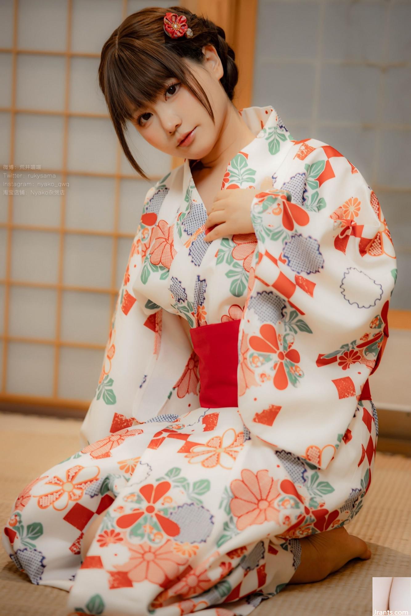 Cô gái dễ thương Nyako Meow – Hefeng Lanman Yukata (86p) - Ảnh 15