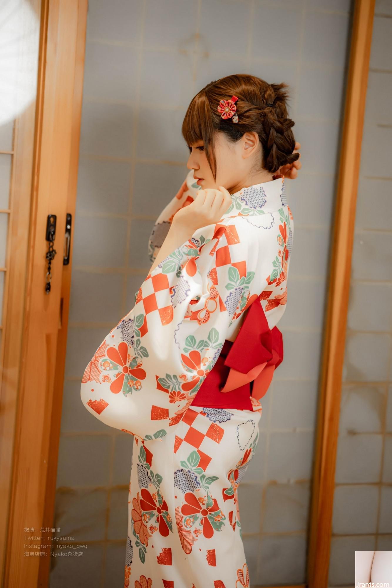 Cô gái dễ thương Nyako Meow – Hefeng Lanman Yukata (86p) - Ảnh 16
