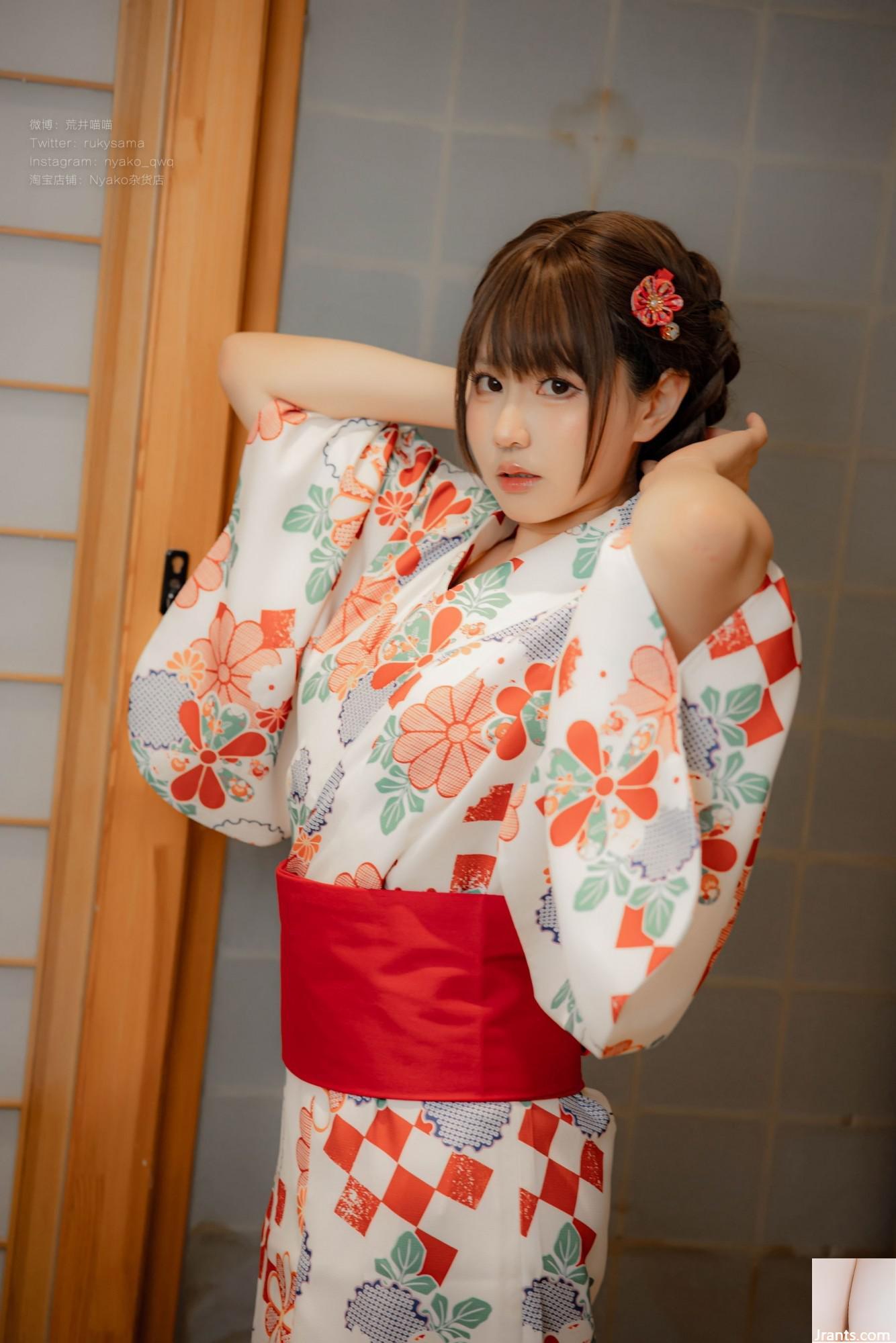 Cô gái dễ thương Nyako Meow – Hefeng Lanman Yukata (86p) - Ảnh 17