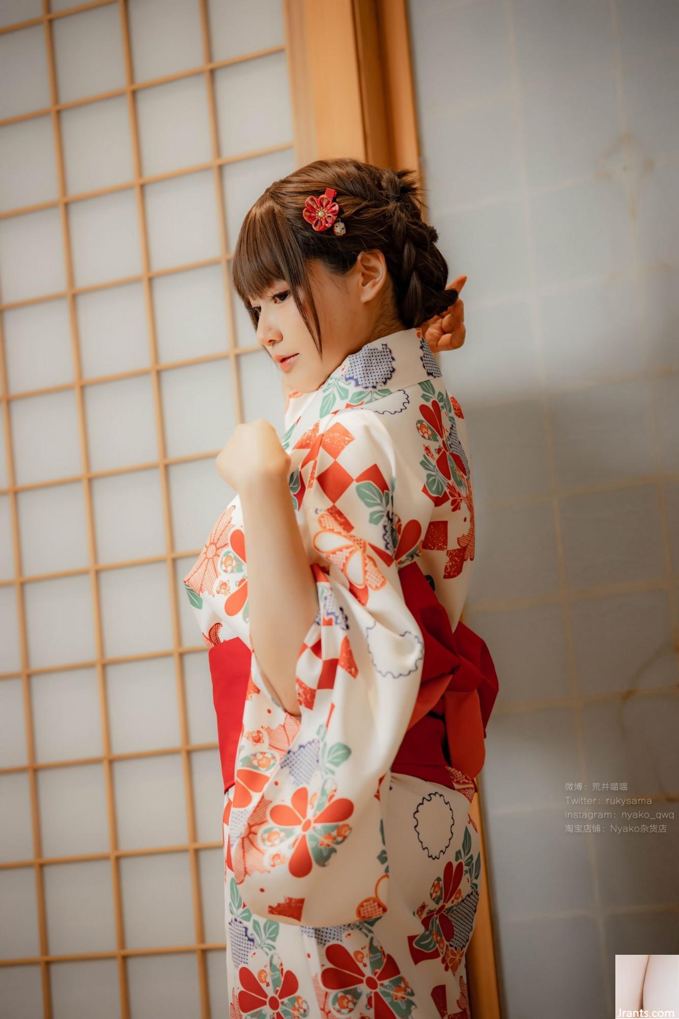 Cô gái dễ thương Nyako Meow – Hefeng Lanman Yukata (86p) - Ảnh 18