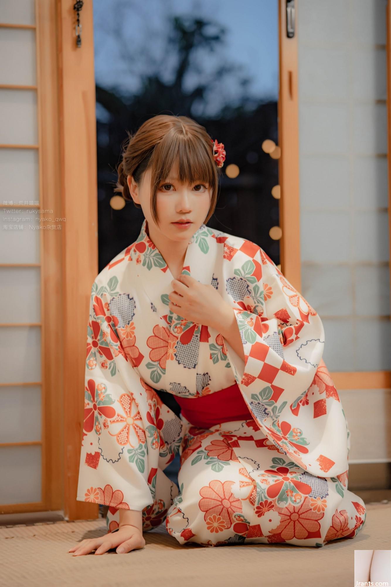 Cô gái dễ thương Nyako Meow – Hefeng Lanman Yukata (86p) - Ảnh 3