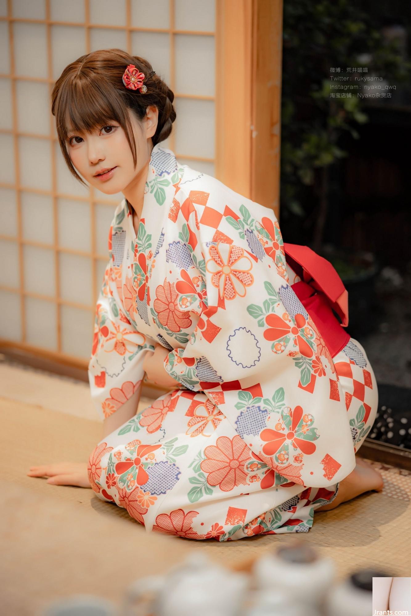 Cô gái dễ thương Nyako Meow – Hefeng Lanman Yukata (86p) - Ảnh 7