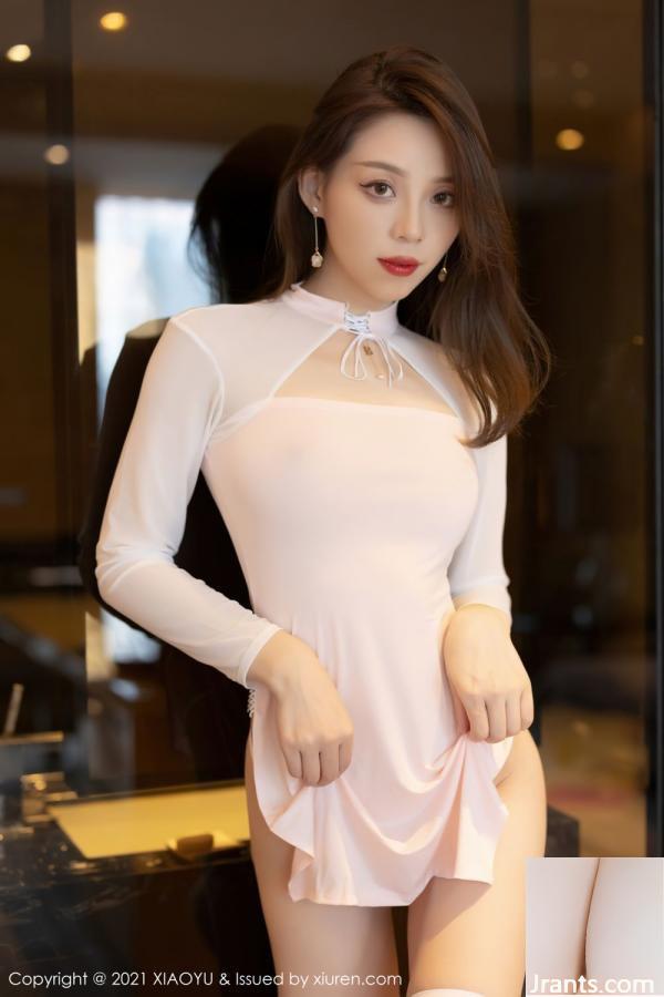 Váy treo màu hồng nhạt của Yanmo (83p) - Ảnh 3