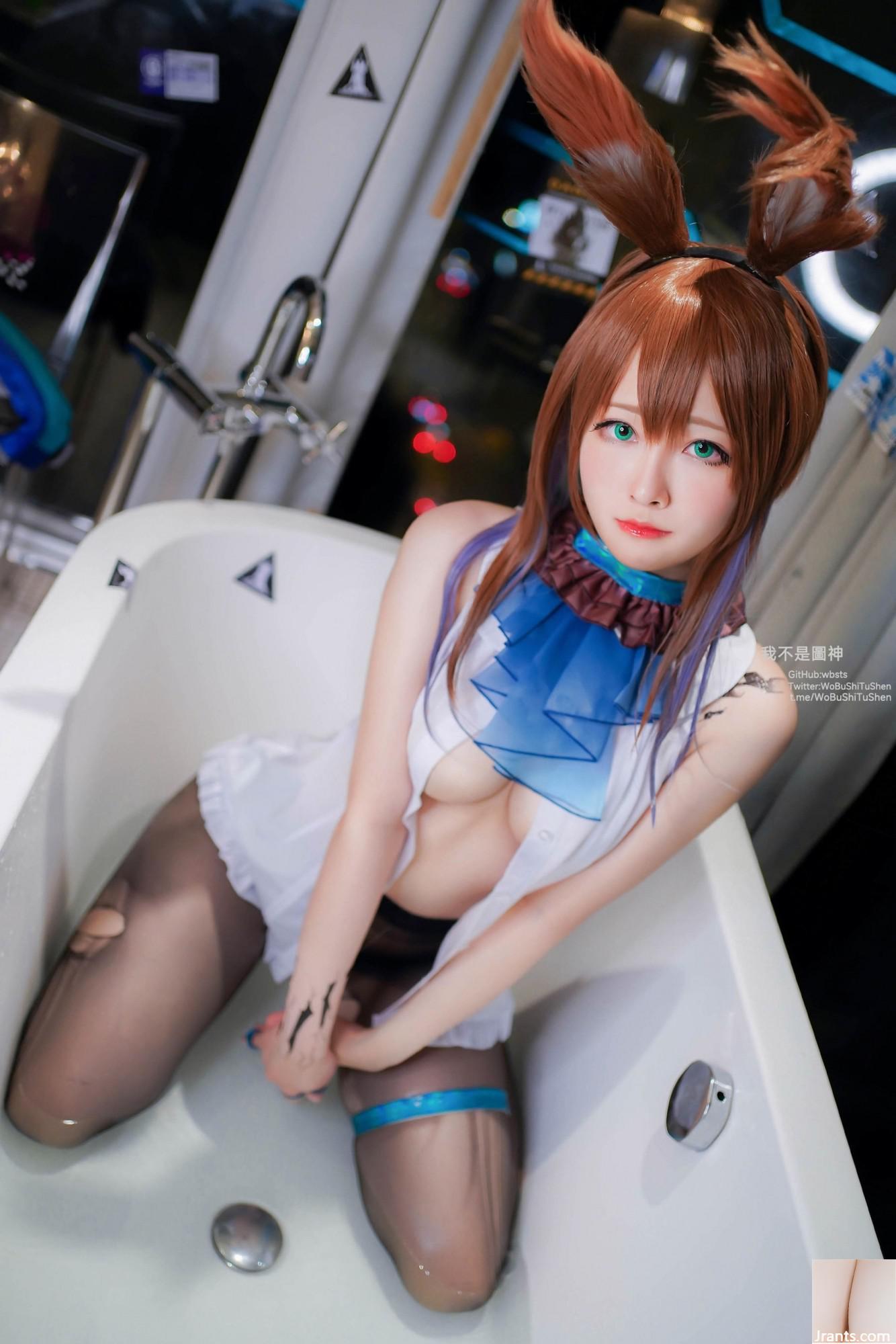 COS Girl Arty Yati – Cô gái Silk Bunny đen (22p) - Ảnh 18