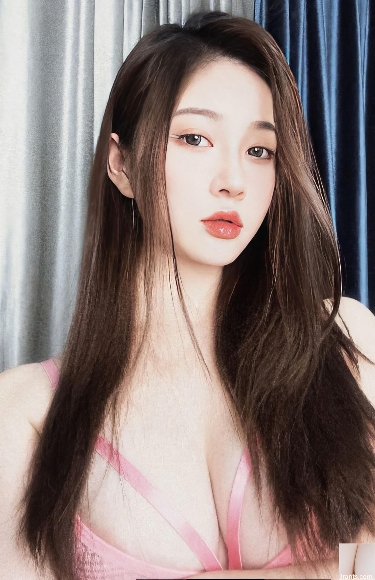 (Cơ thể người mẫu Trung Quốc) “Đồ lót màu hồng · tự chụp” (45p)