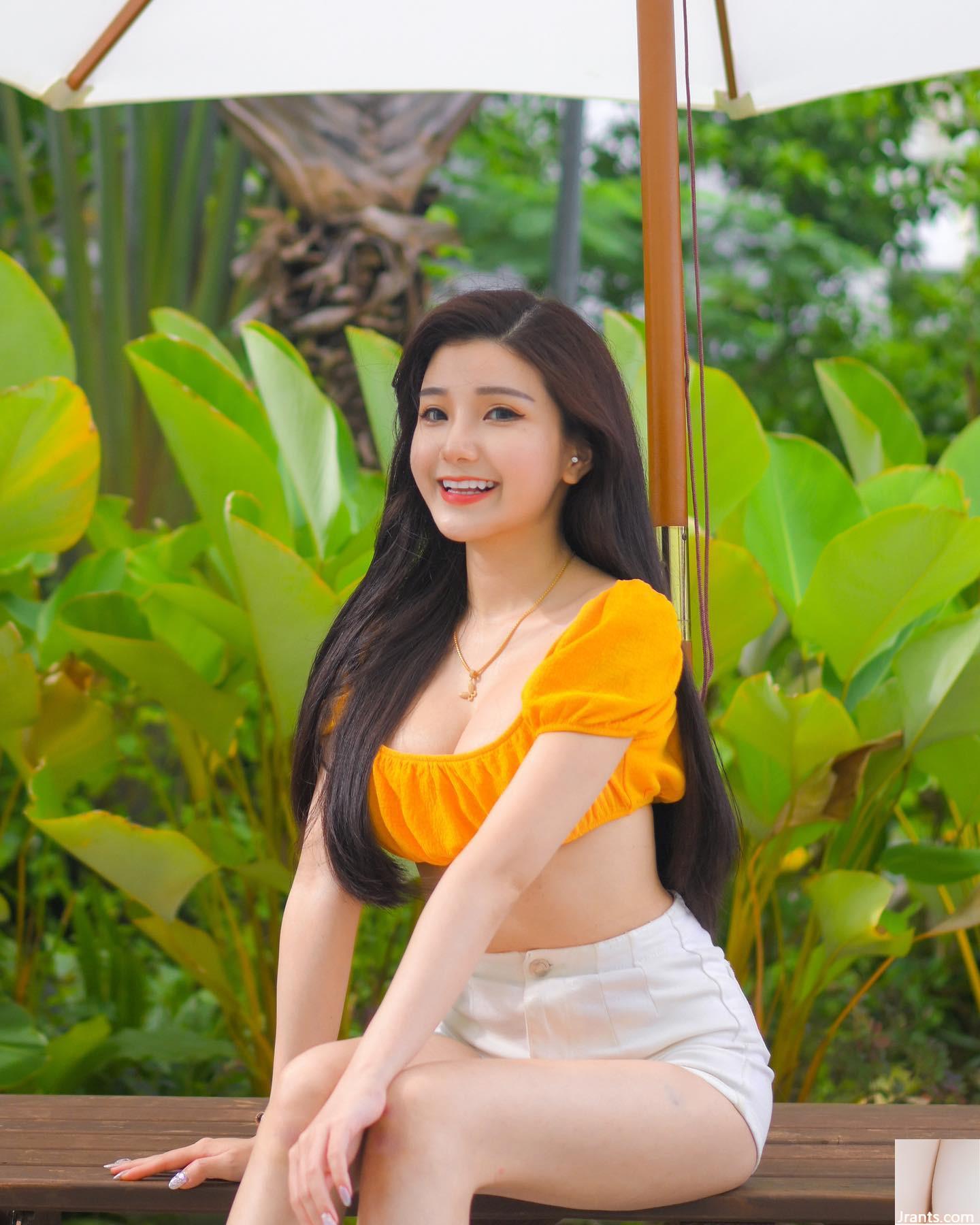 Cơ thể nóng bỏng “Pang_HUI_SUN_PENG SHANSHAN” Smile Curve trên ngực (10p) - Ảnh 8