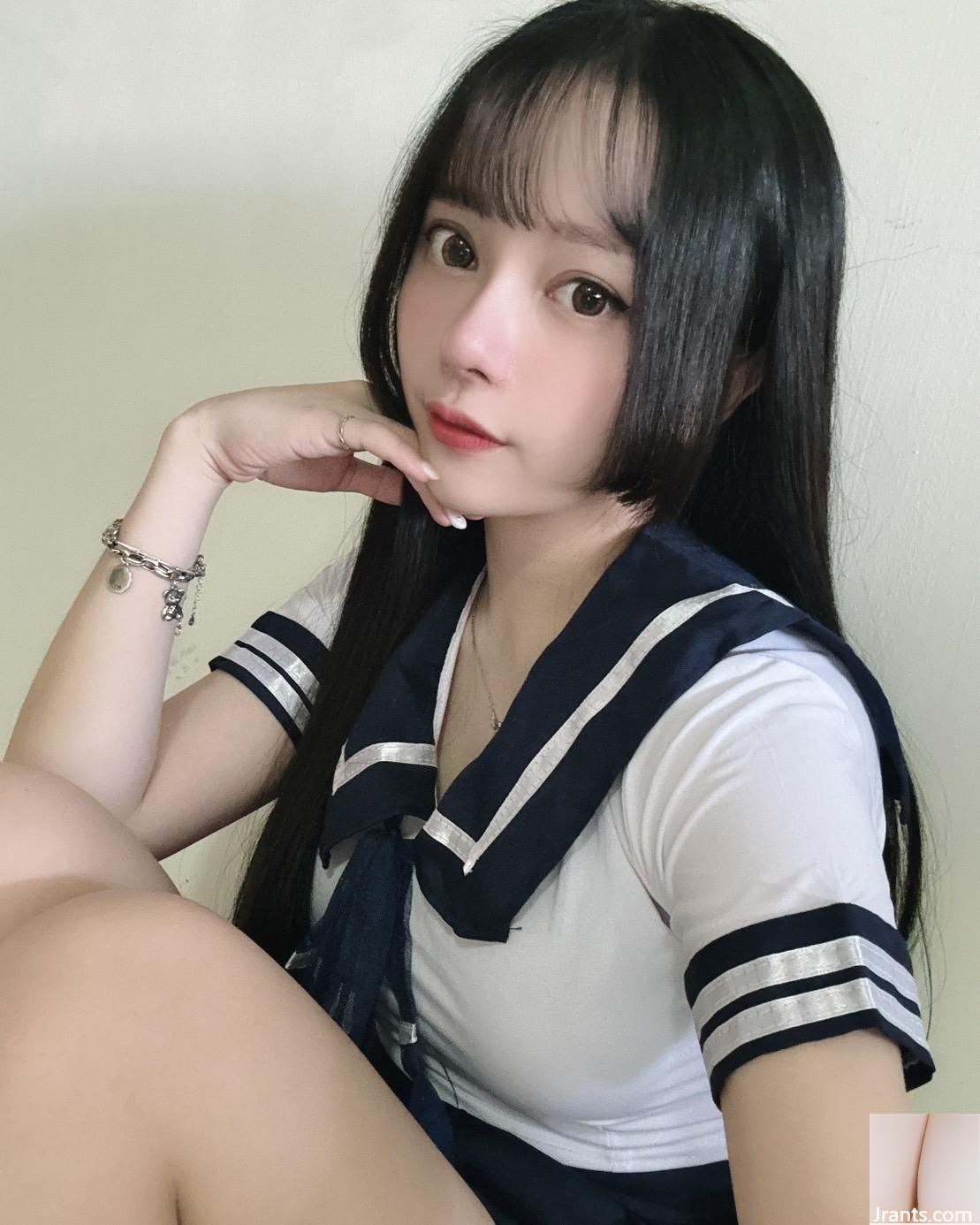 Cô gái nóng tính “Lin Han” có một vòng eo mỏng và một bộ ngực lớn, rất hấp dẫn (10p) - Ảnh 8