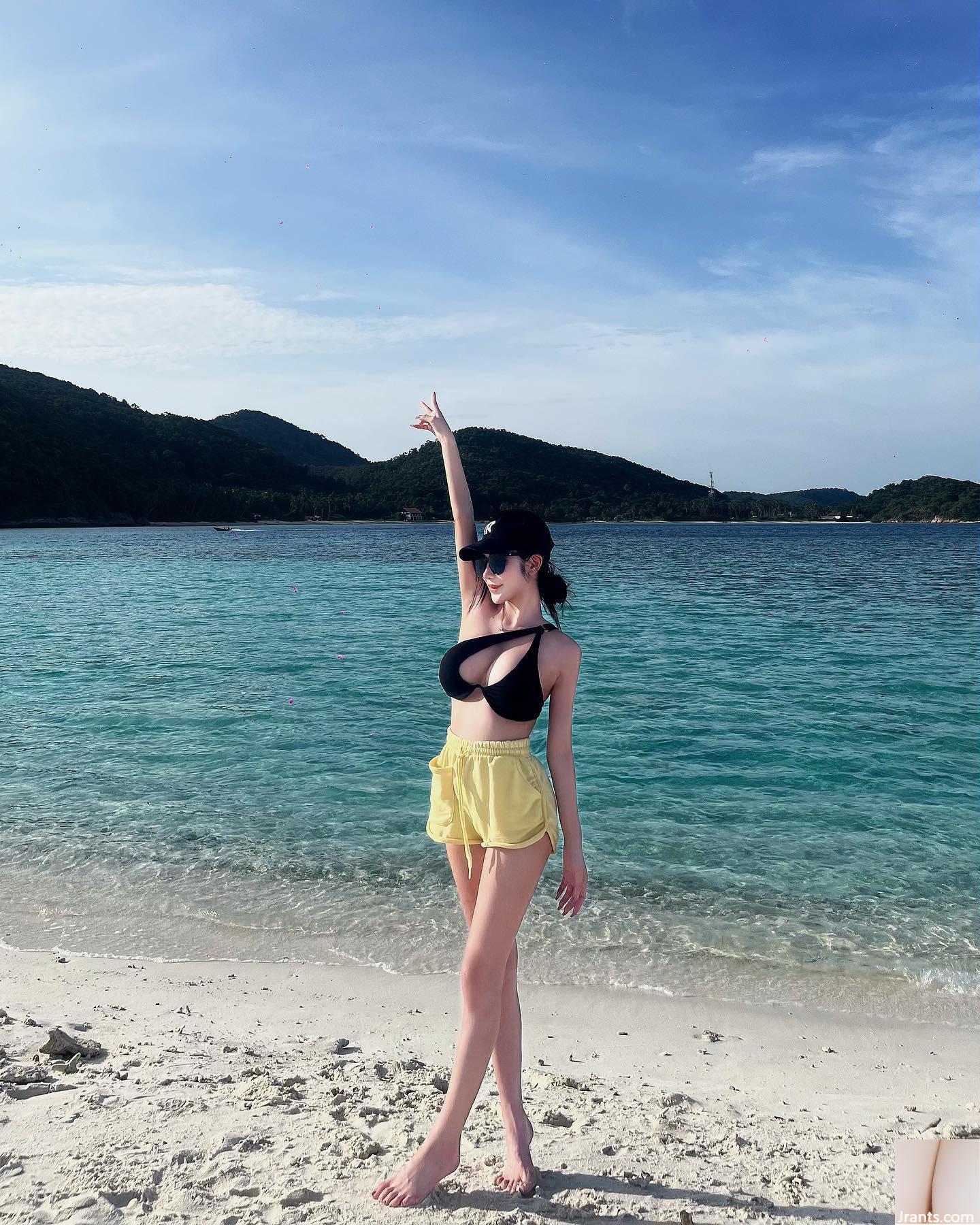 Super Fierce Pretty Girl “Chen Qiqi_377” Trang phục cắt thấp làm cho cư dân mạng cảm thấy say sóng (10p) - Ảnh 2