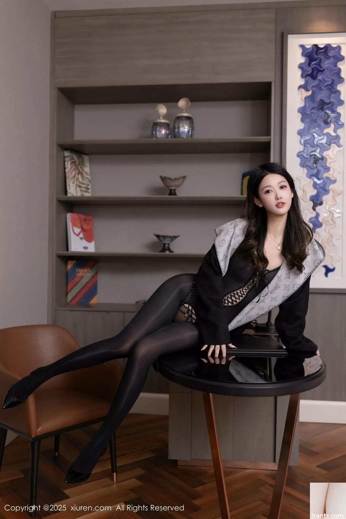 .XiuRen) 2025.03.17 Vol.10030 Tang Anqi, hình ảnh hoàn chỉnh của lụa đen và chân đẹp (79p) - Ảnh 13