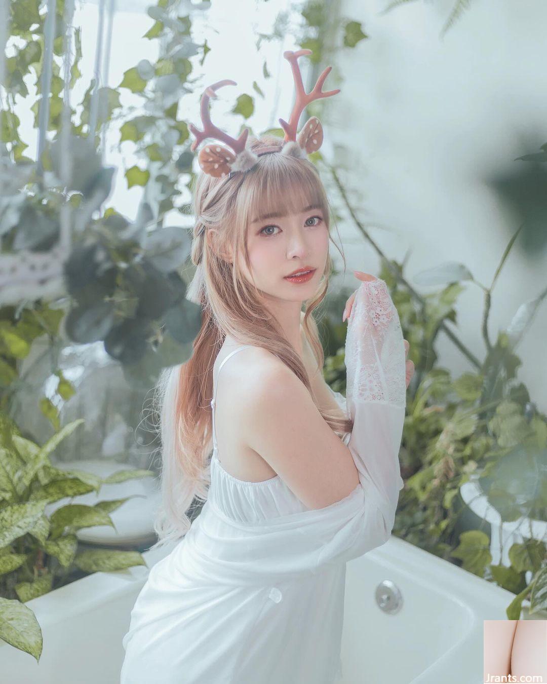 Đẹp tự nhiên “Vivi Linzhi Quần áo” Những người lớn tuổi màu trắng và dịu dàng là không thể chịu đựng được (10p) - Ảnh 5