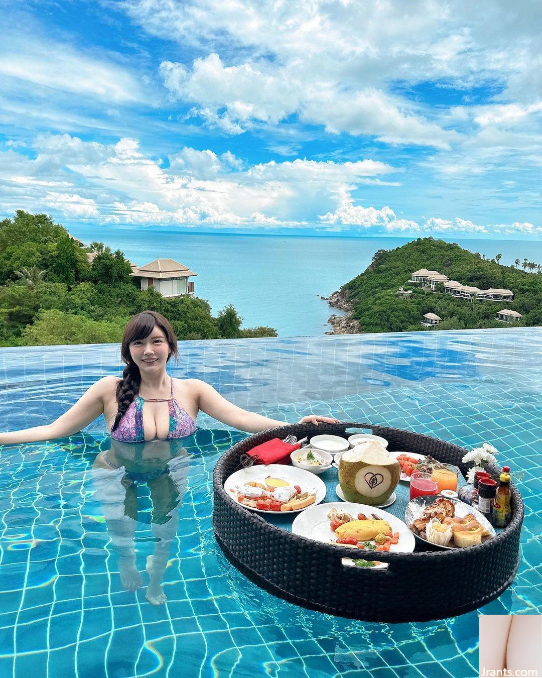 Người phụ nữ xinh đẹp và ngực nhất “Yao Caichen Ines” giới thiệu bộ đồ bơi phải cẩn thận khi bật ra vũ khí (10p) - Ảnh 6