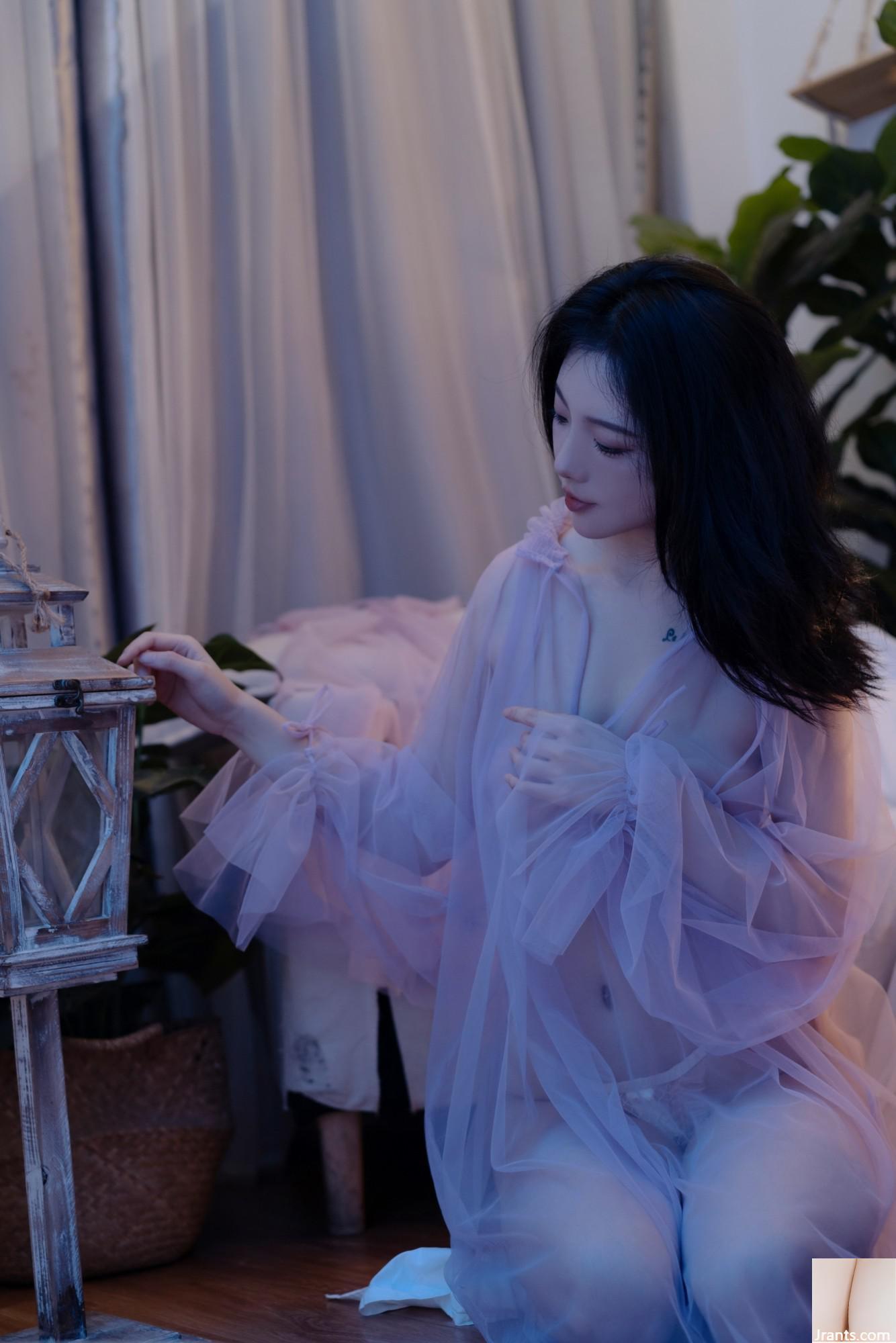 Taoliang ah ngôi nhà màu tím trang trí (25p) - Ảnh 14