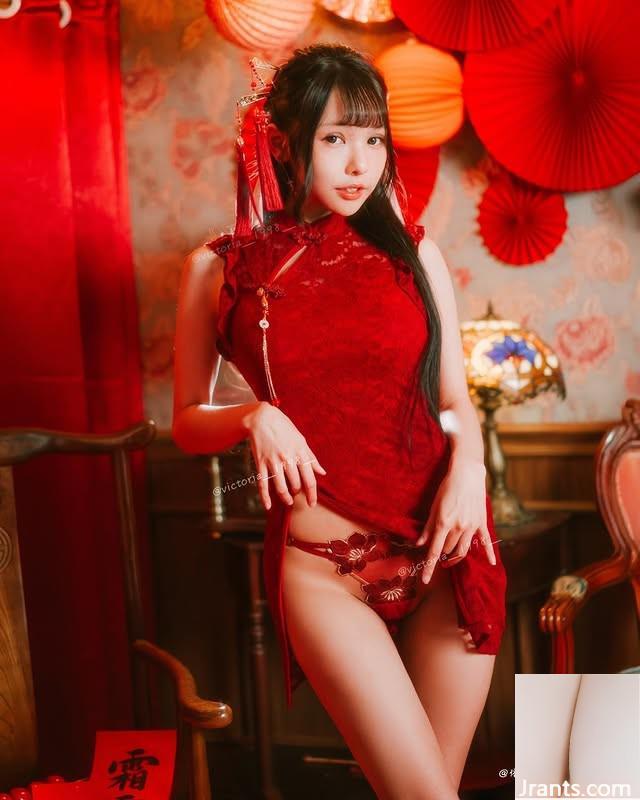 Cô gái trẻ chân dài “Yi Shun” đầy đủ đến nỗi cô sắp tràn ra với bộ ngực công bằng và xinh đẹp (10p) - Ảnh 7