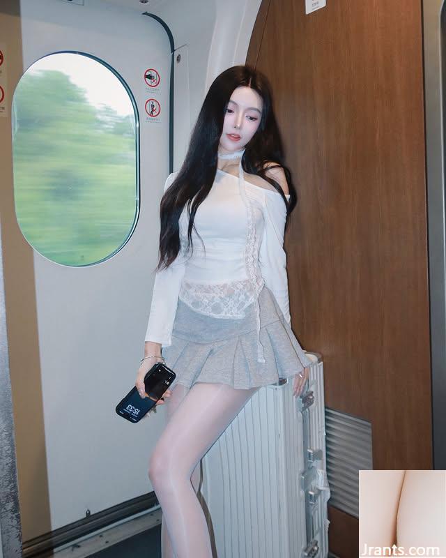 Cô gái trẻ chân dài “Wang Xinnya” có một con số tuyệt vời (10p) - Ảnh 4