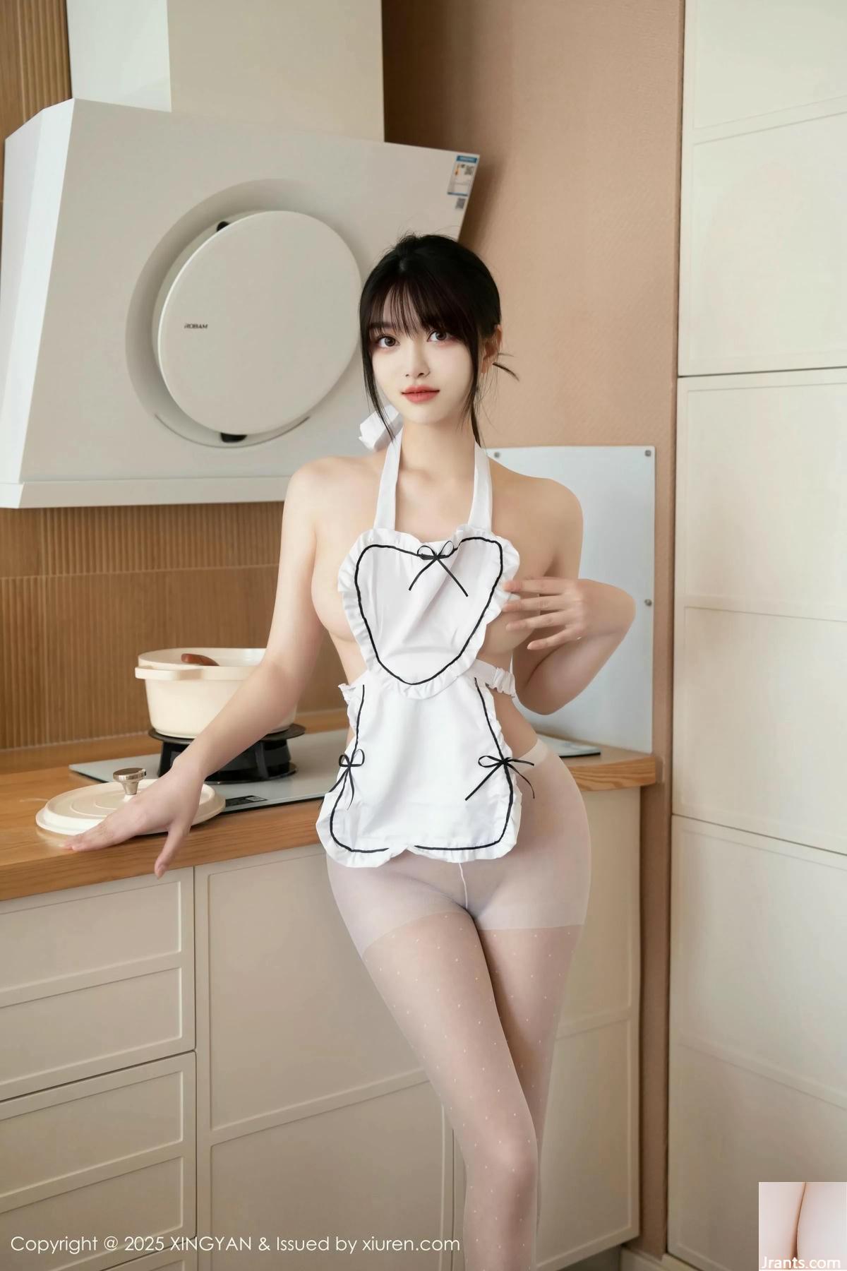 (XingYan Xingyan Club) 2025.04.30 Vol.342 Bailu lulu Tạp dề trắng Ảnh phiên bản đầy đủ (69P) - Ảnh 9