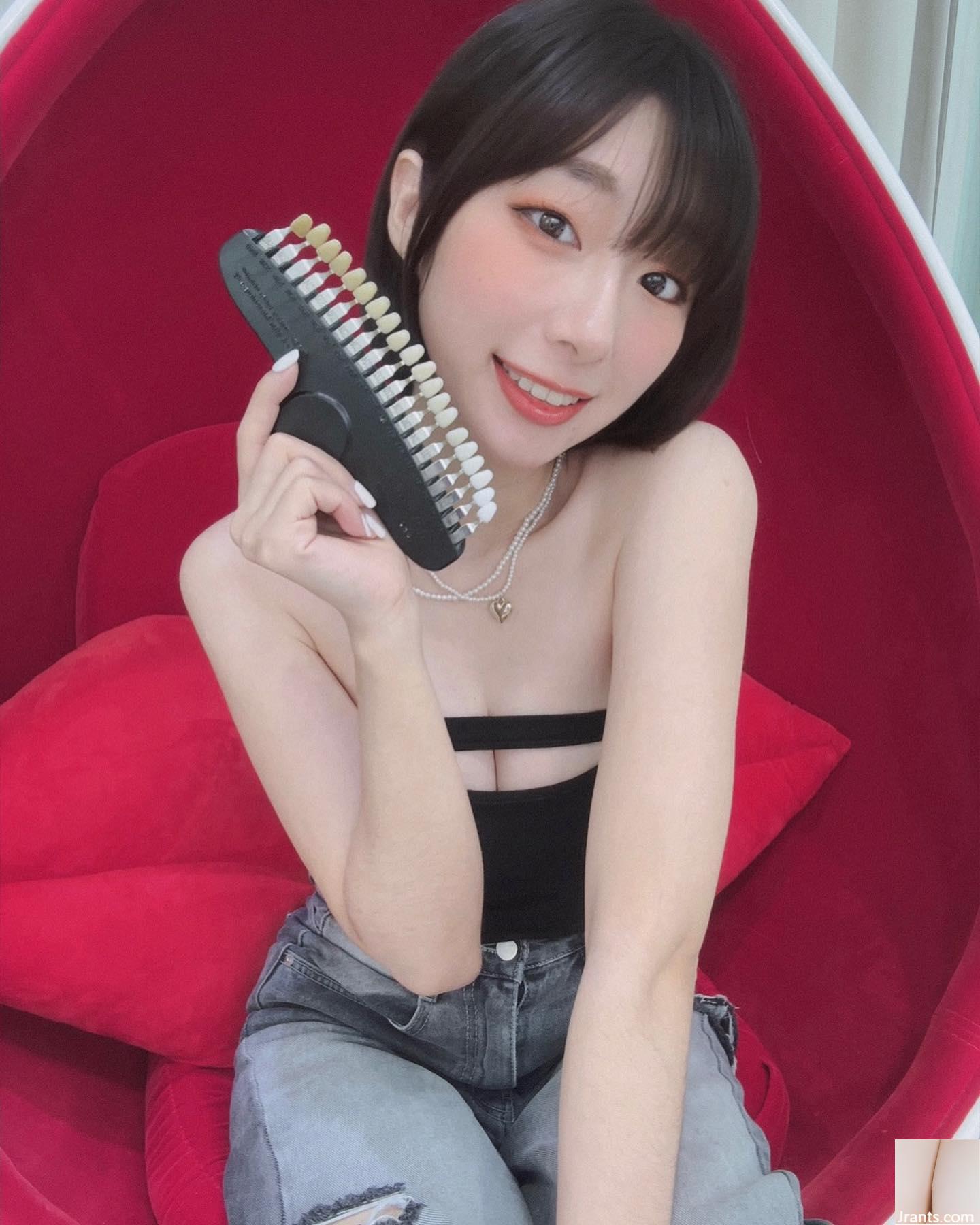 Cô gái xinh đẹp với đôi mắt điện “gạo cake_mibin” có bầu không khí ngọt ngào và đáng yêu (23p) - Ảnh 13