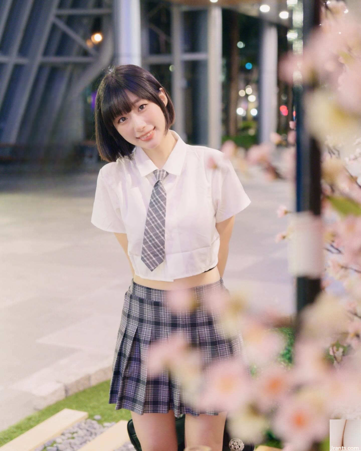 Cô gái xinh đẹp với đôi mắt điện “gạo cake_mibin” có bầu không khí ngọt ngào và đáng yêu (23p) - Ảnh 9