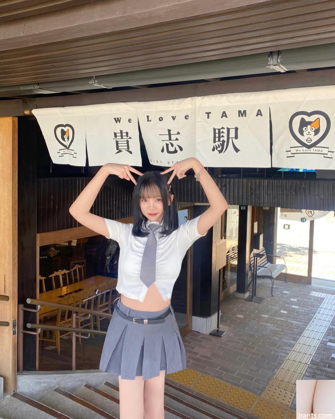 Tính khí thanh lịch “Ruozhen” mặt khuôn mặt dễ thương nụ cười ngọt ngào quyến rũ và gợi cảm (31P) - Ảnh 14