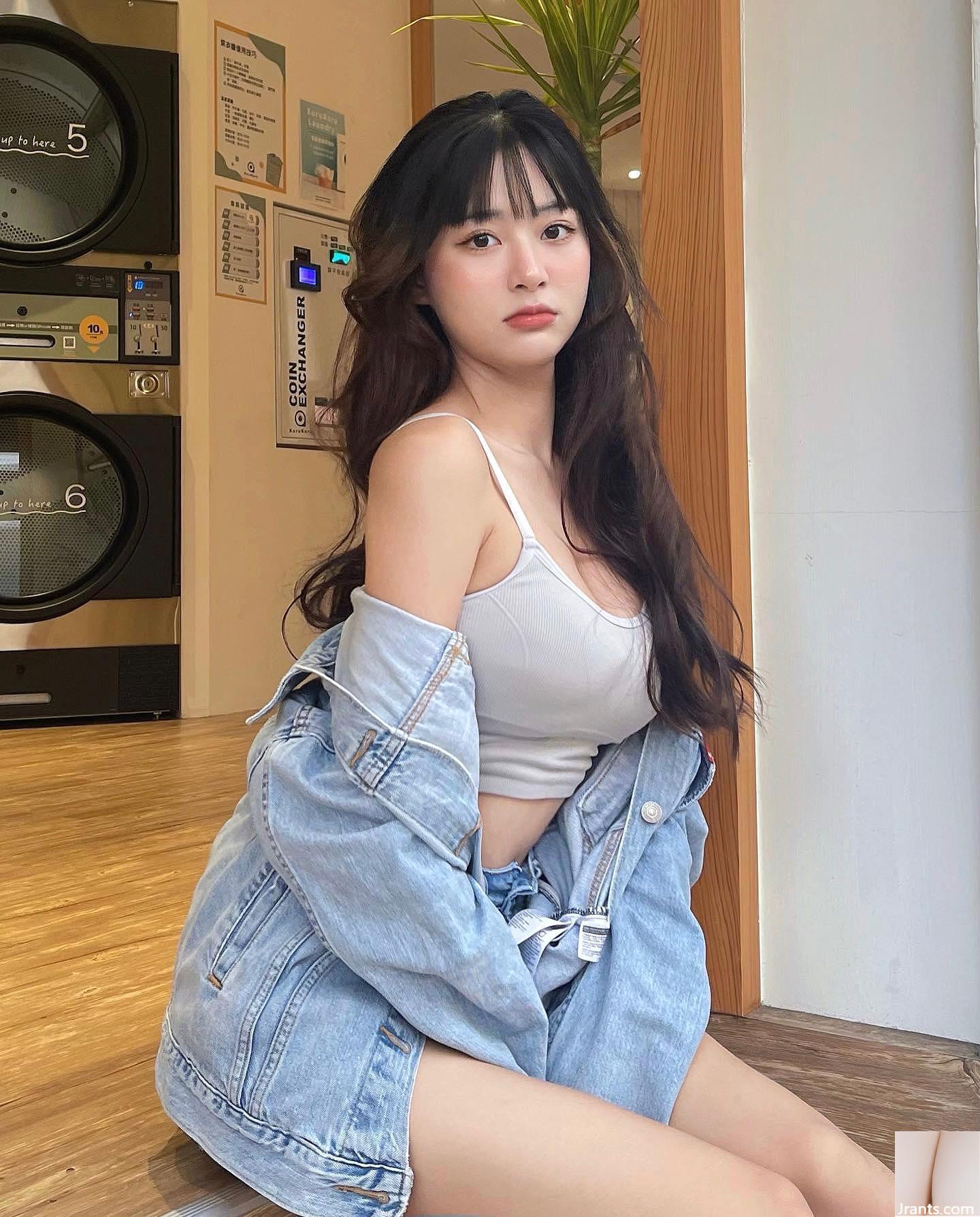 Đôi mắt ngây thơ “Yu Jiayi Angelene” đầy đủ đến nỗi nó sắp tràn ra với bộ ngực trắng và đẹp (14p) - Ảnh 5