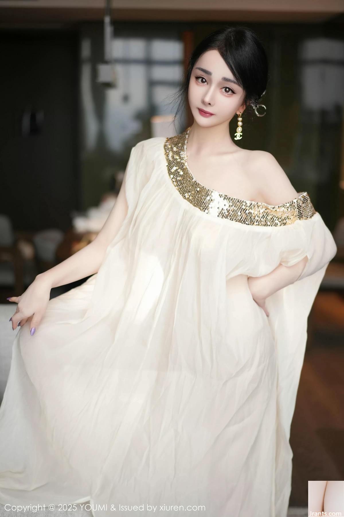 (YouMi) 2025.04.25 Vol.1132 Mặt dây chuyền vàng Yuner (62P) - Ảnh 12