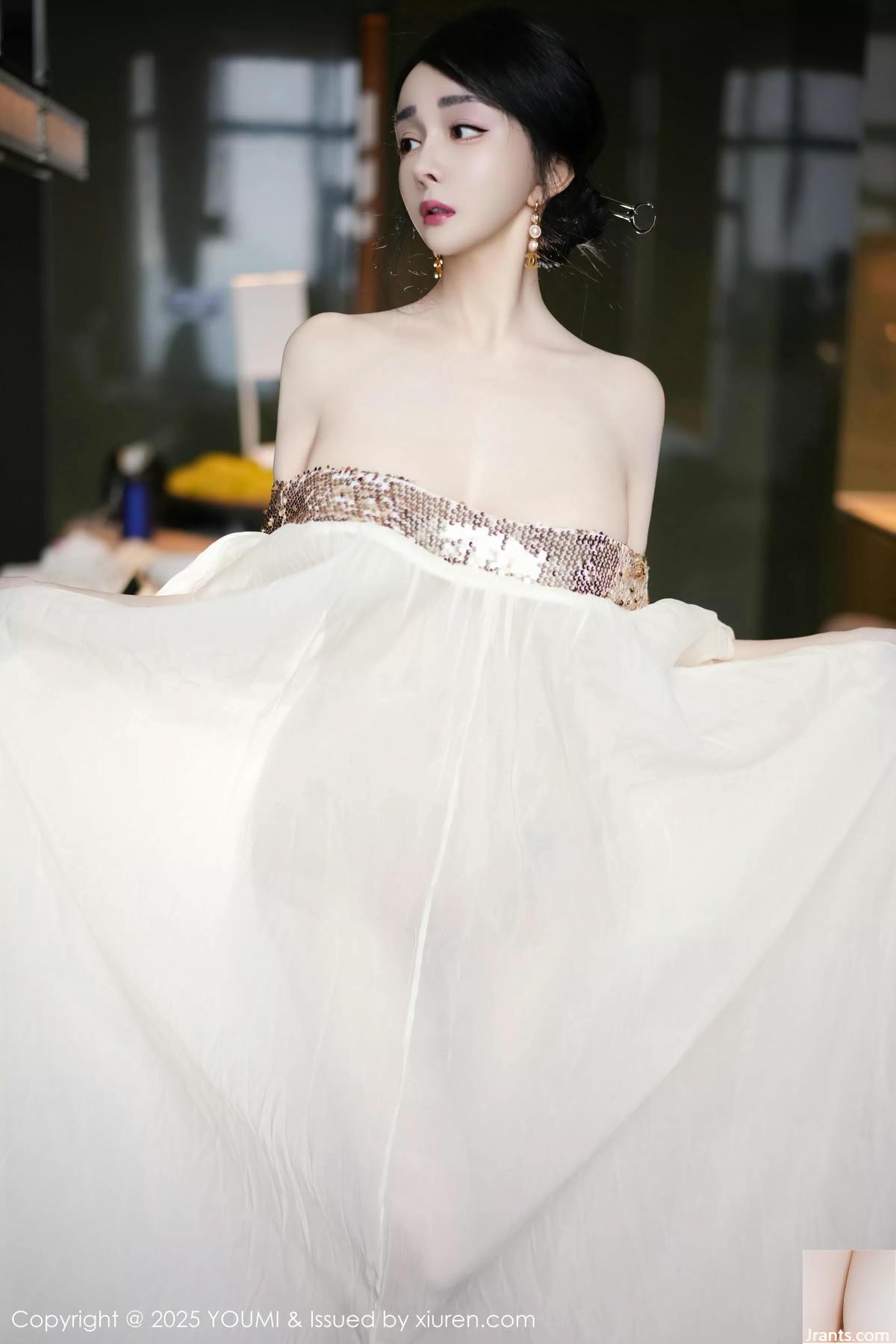 (YouMi) 2025.04.25 Vol.1132 Mặt dây chuyền vàng Yuner (62P) - Ảnh 16