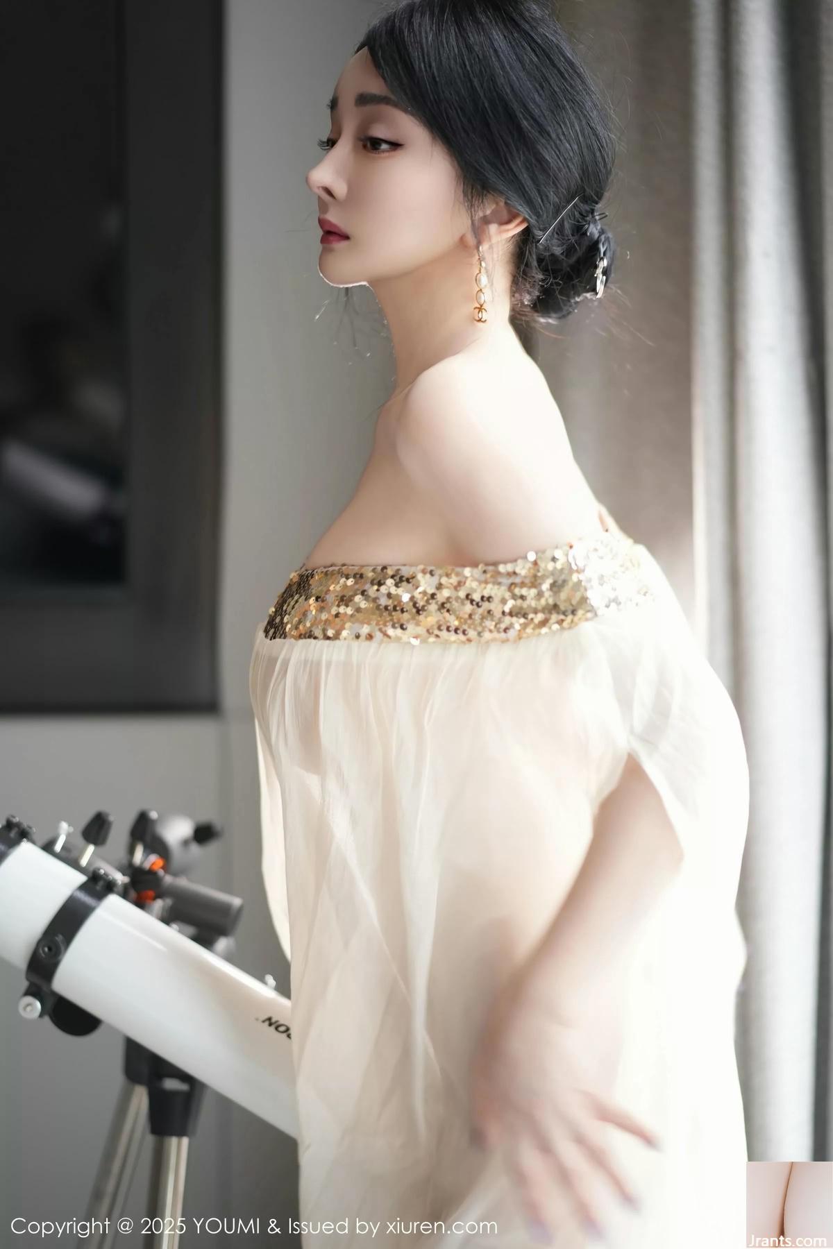 (YouMi) 2025.04.25 Vol.1132 Mặt dây chuyền vàng Yuner (62P) - Ảnh 5