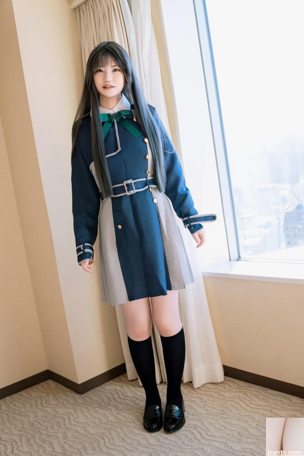 (COSH-220K) (Cosucchi 5) (Phiên bản 4K chất lượng cực cao) Dù là tư thế nhẹ nhàng nhưng cô ấy lại cao và có bầu với bộ ngực khủng. - Ảnh 2