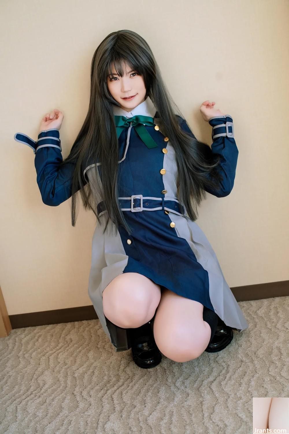 (COSH-220K) (Cosucchi 5) (Phiên bản 4K chất lượng cực cao) Dù là tư thế nhẹ nhàng nhưng cô ấy lại cao và có bầu với bộ ngực khủng. - Ảnh 21