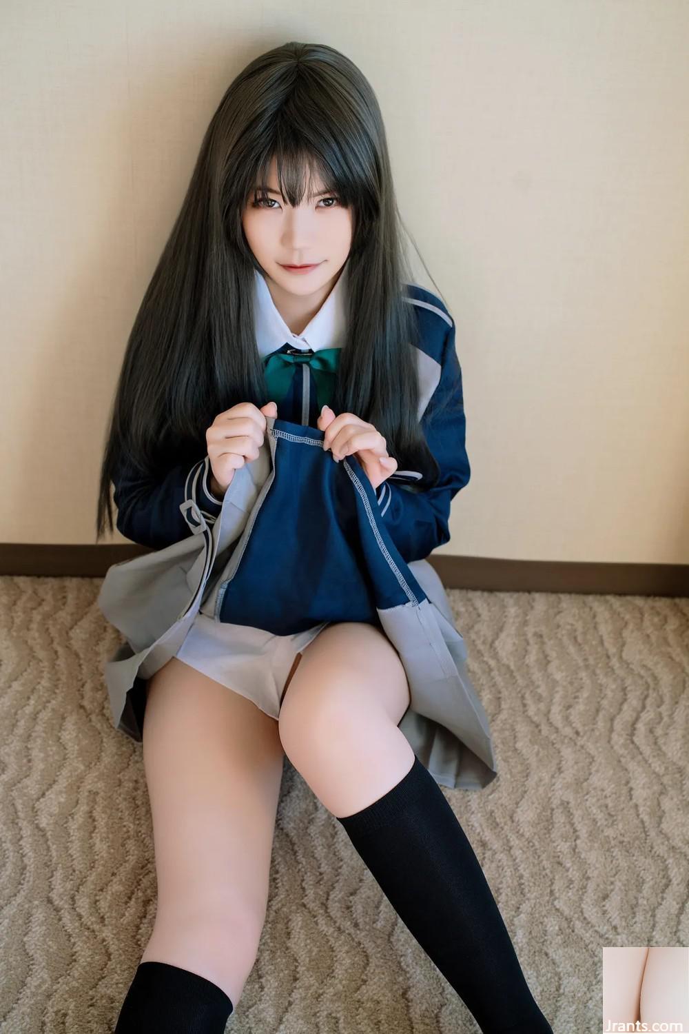 (COSH-220K) (Cosucchi 5) (Phiên bản 4K chất lượng cực cao) Dù là tư thế nhẹ nhàng nhưng cô ấy lại cao và có bầu với bộ ngực khủng. - Ảnh 28