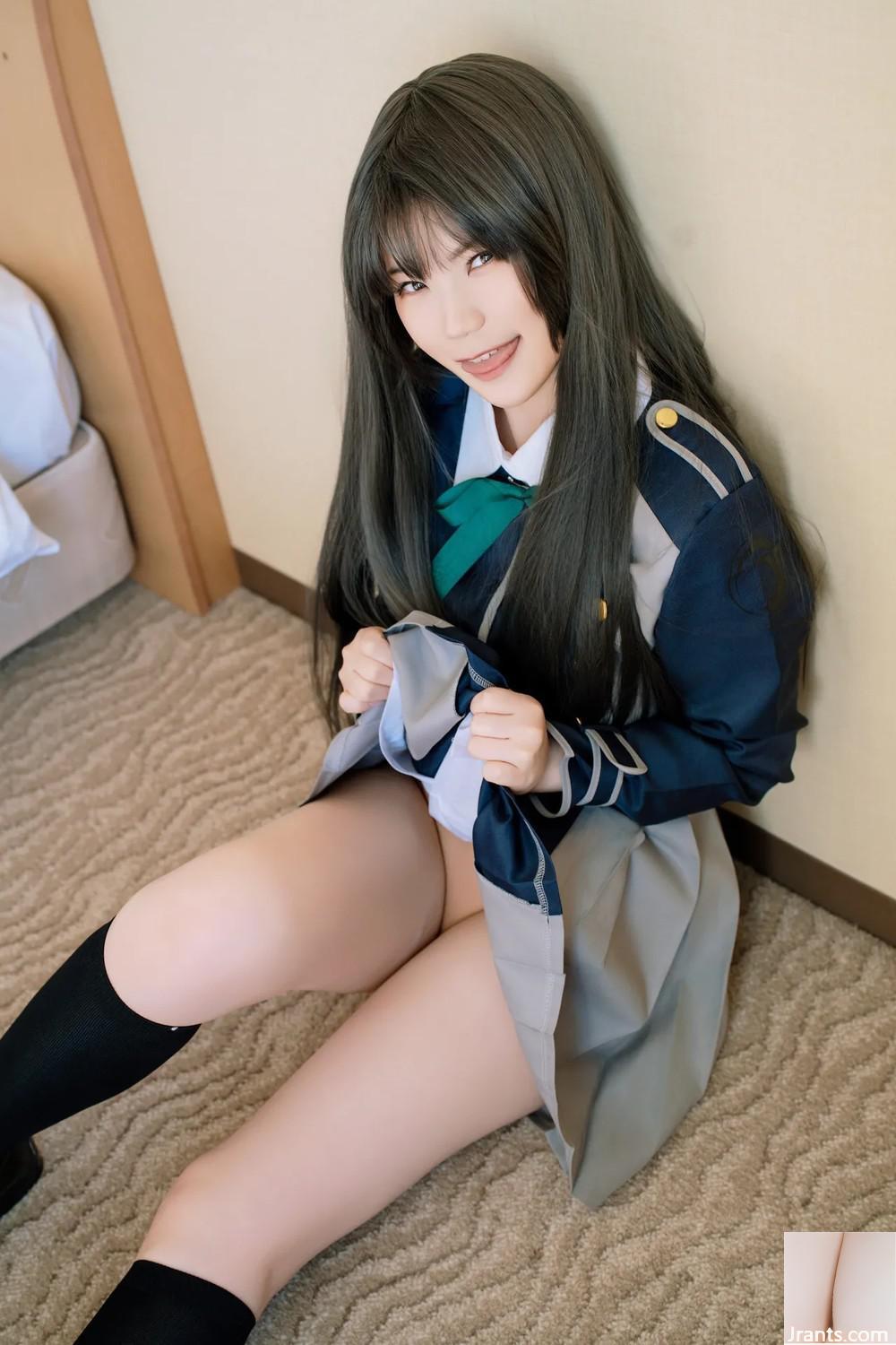 (COSH-220K) (Cosucchi 5) (Phiên bản 4K chất lượng cực cao) Dù là tư thế nhẹ nhàng nhưng cô ấy lại cao và có bầu với bộ ngực khủng. - Ảnh 31