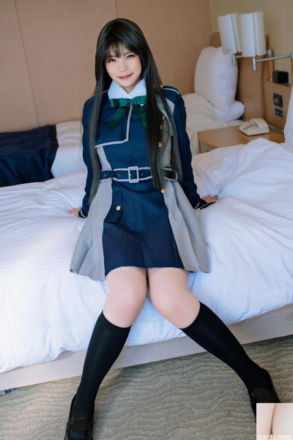 (COSH-220K) (Cosucchi 5) (Phiên bản 4K chất lượng cực cao) Dù là tư thế nhẹ nhàng nhưng cô ấy lại cao và có bầu với bộ ngực khủng. - Ảnh 36