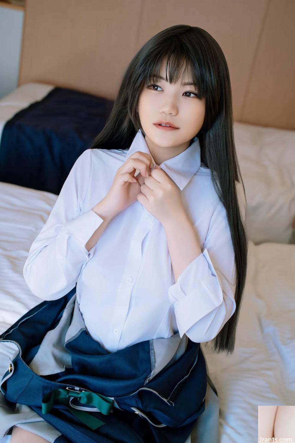 (COSH-220K) (Cosucchi 5) (Phiên bản 4K chất lượng cực cao) Dù là tư thế nhẹ nhàng nhưng cô ấy lại cao và có bầu với bộ ngực khủng. - Ảnh 40