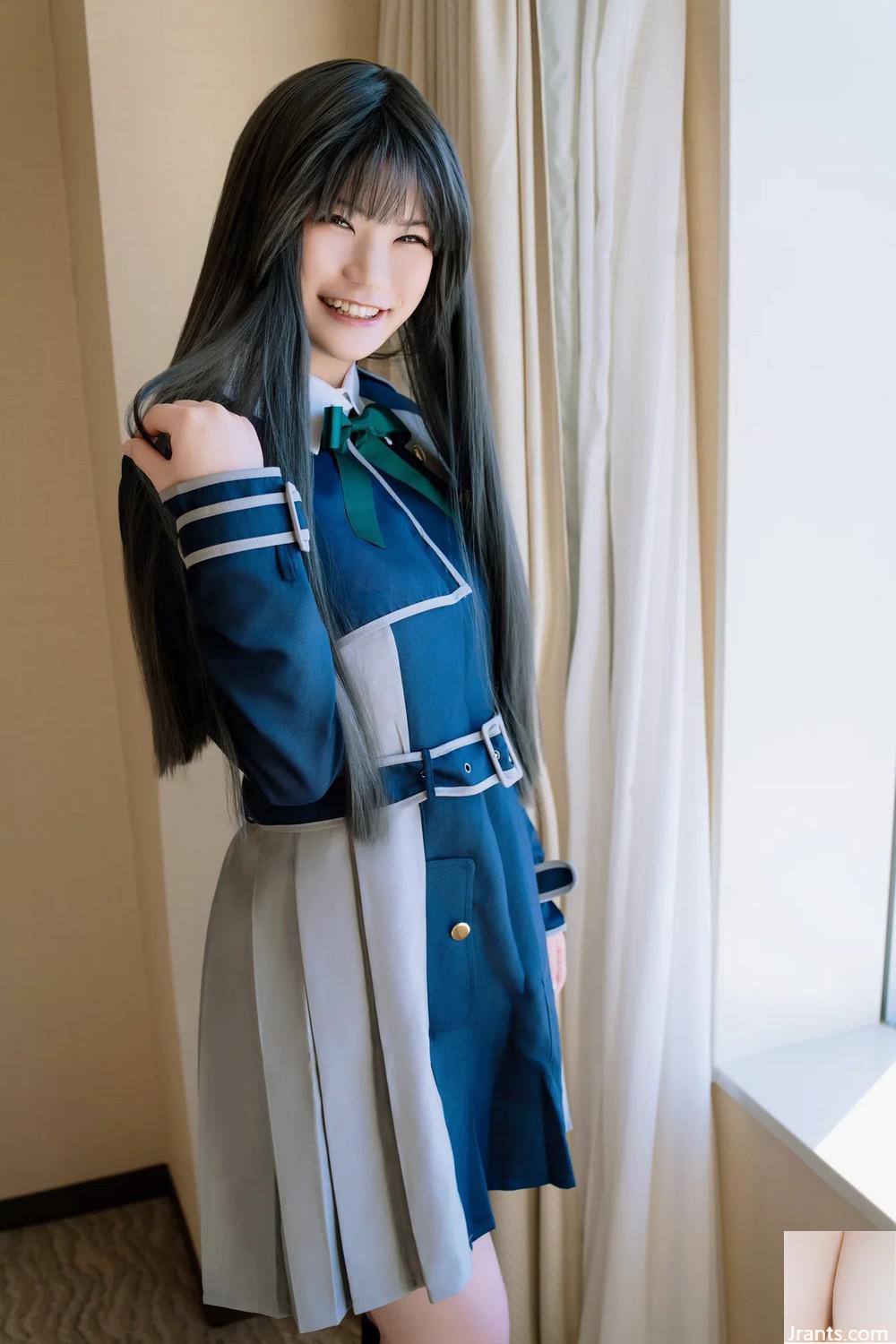 (COSH-220K) (Cosucchi 5) (Phiên bản 4K chất lượng cực cao) Dù là tư thế nhẹ nhàng nhưng cô ấy lại cao và có bầu với bộ ngực khủng. - Ảnh 7