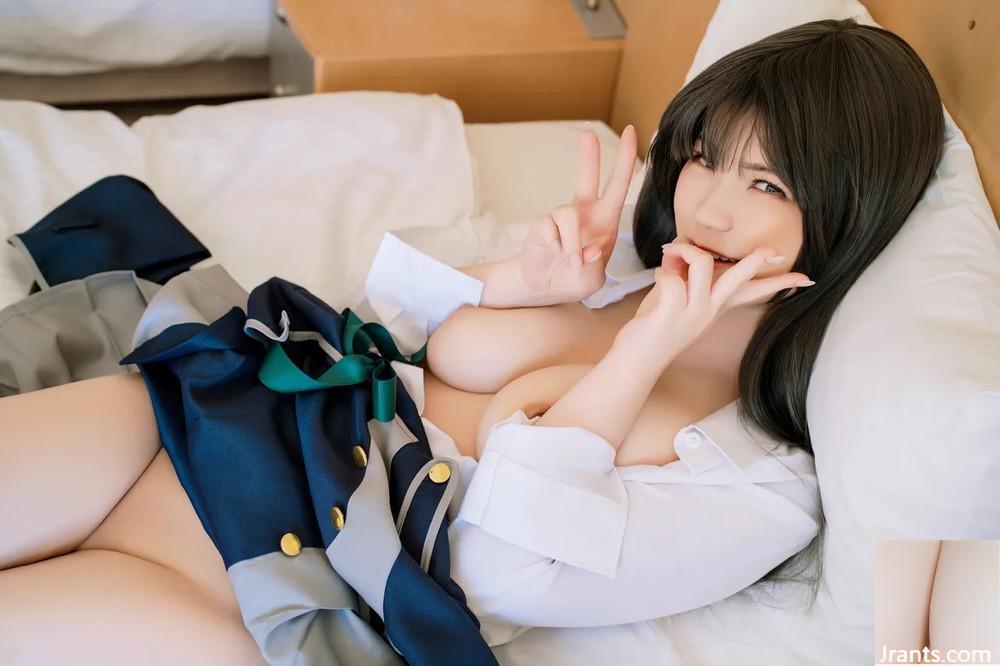 (COSH-220K) (Cosucchi 5) (Phiên bản 4K chất lượng cực cao) Dù là tư thế nhẹ nhàng nhưng cô ấy lại cao và có bầu với bộ ngực khủng. - Ảnh 75