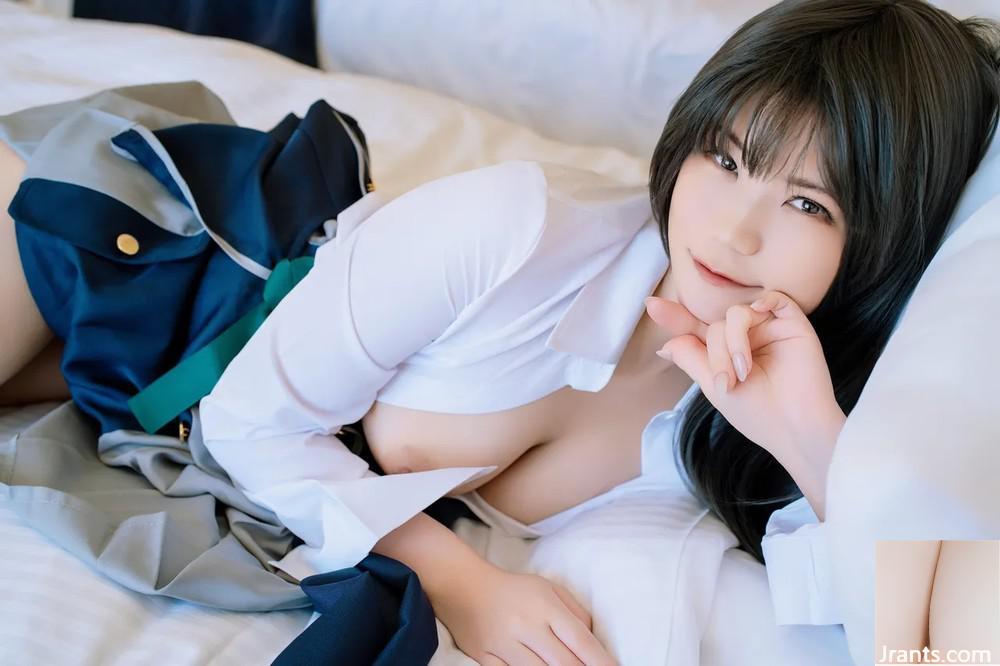 (COSH-220K) (Cosucchi 5) (Phiên bản 4K chất lượng cực cao) Dù là tư thế nhẹ nhàng nhưng cô ấy lại cao và có bầu với bộ ngực khủng. - Ảnh 80