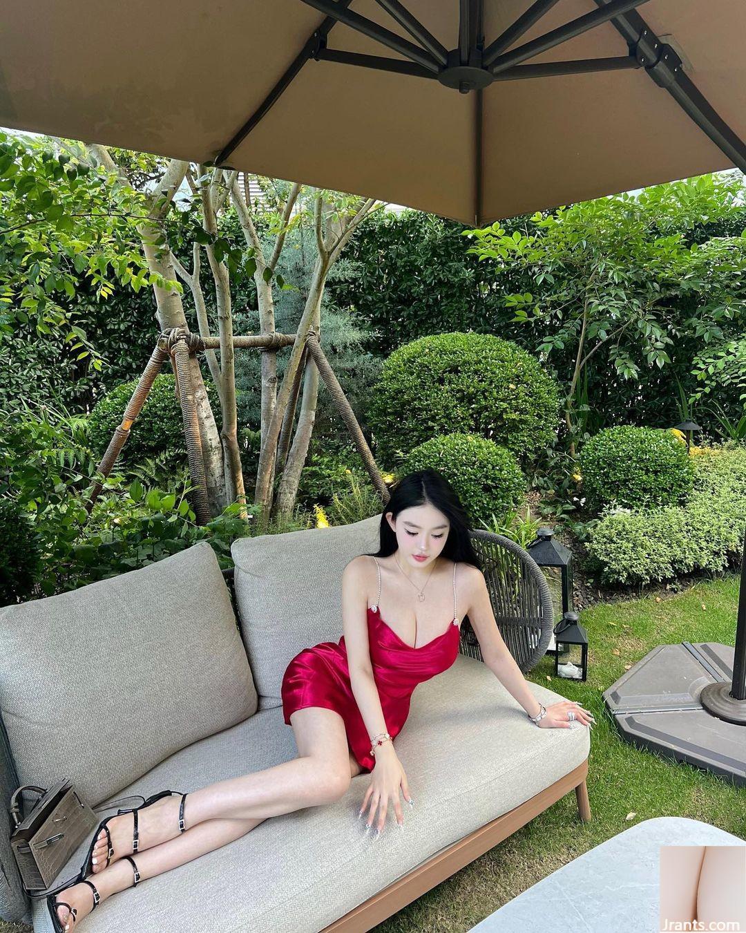 Cô gái ngực nóng tính “Qian Hui” có tác động trực quan đến vòng một đầy sóng gió (24P) - Ảnh 6