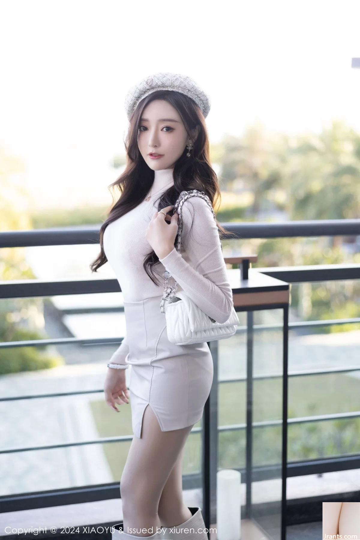 XiaoYu) Vol.1194 Nữ thần Wang Shengyao yanni váy trắng gợi cảm để lộ nội y màu hồng với ảnh da thịt siêu mỏng quyến rũ (78P) - Ảnh 3