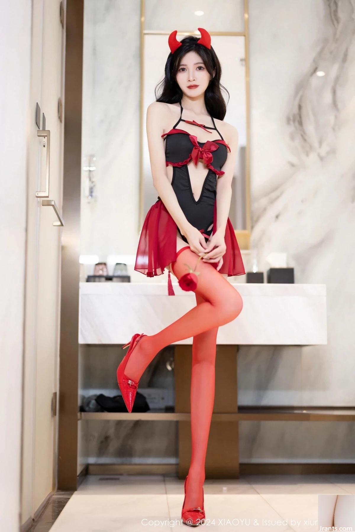 (XiaoYu) Vol.1212 Người mẫu Cheng Cheng Cheng váy lệch vai màu đen gợi cảm với đôi tất đen siêu mỏng khoe vóc dáng thon thả trong bộ ảnh quyến rũ (79P) - Ảnh 36