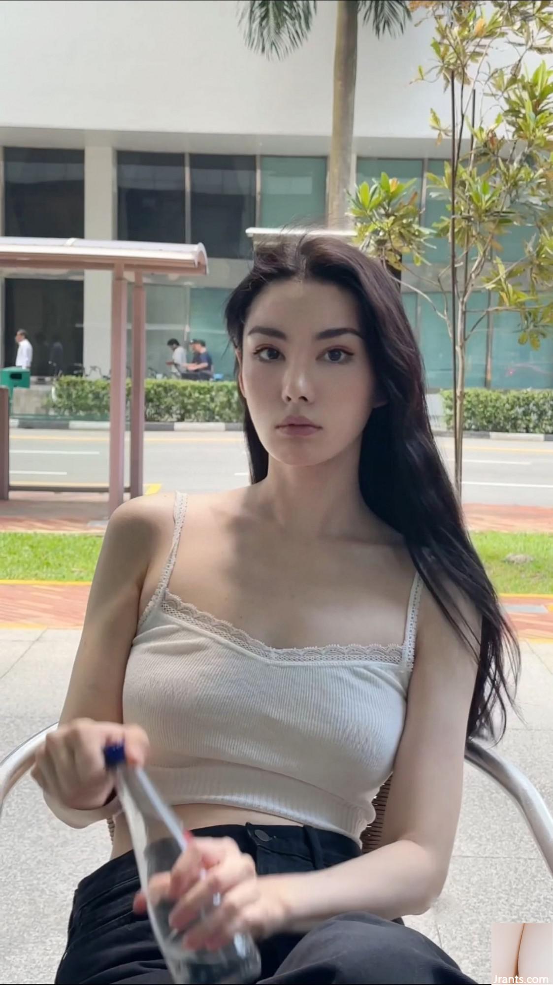 Bộ ngực khủng và khoét sâu của Tinkymew thực sự rất hoàn hảo và hấp dẫn (23P - Ảnh 21