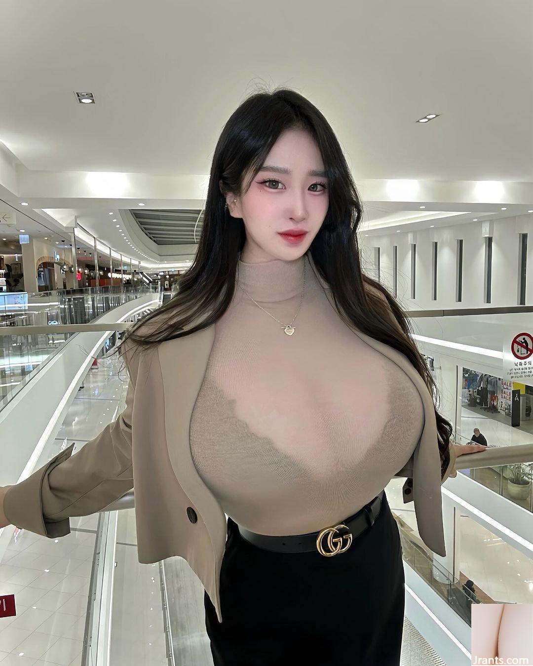 Người đẹp Hàn Quốc “” có bộ ngực to tự nhiên, to hơn đầu, thơm và mềm mại (12P) - Ảnh 3