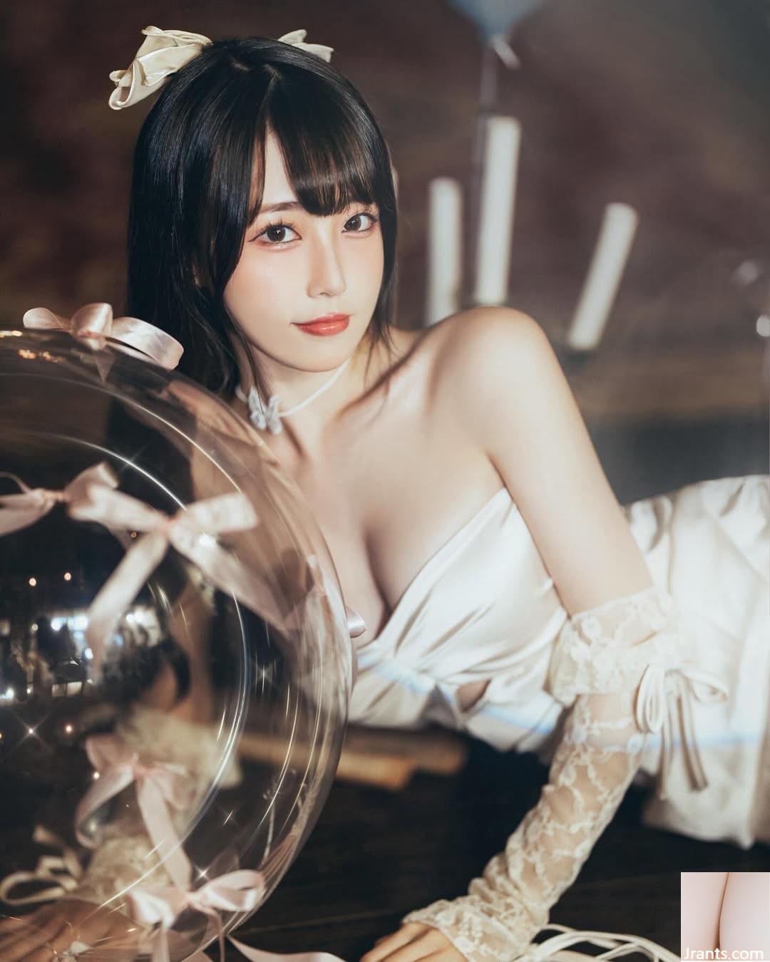 “Wei Ting Angela” dễ thương và gợi cảm với dây buộc eo và ngực (10P) - Ảnh 4