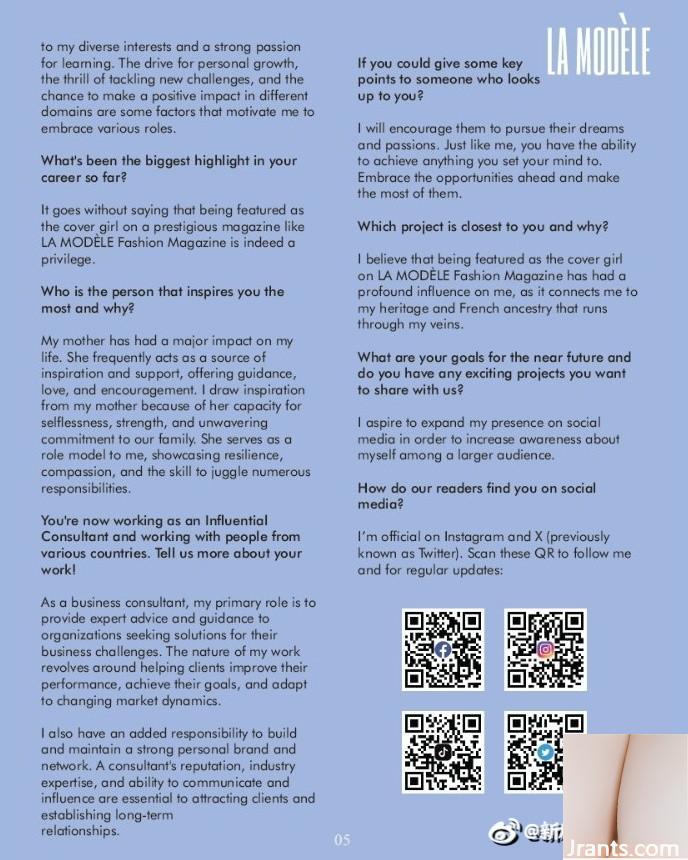 Thần sóng 38G của Singapore “Li Linglin” xuất hiện trên trang bìa của tạp chí “La Modèle” - Ảnh 5