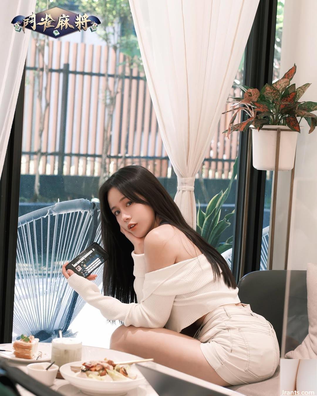 Vòng eo thon và ngực lớn “Jiang Mi Hami Chiang” Khuôn mặt đẹp và dễ thương (24p) - Ảnh 12