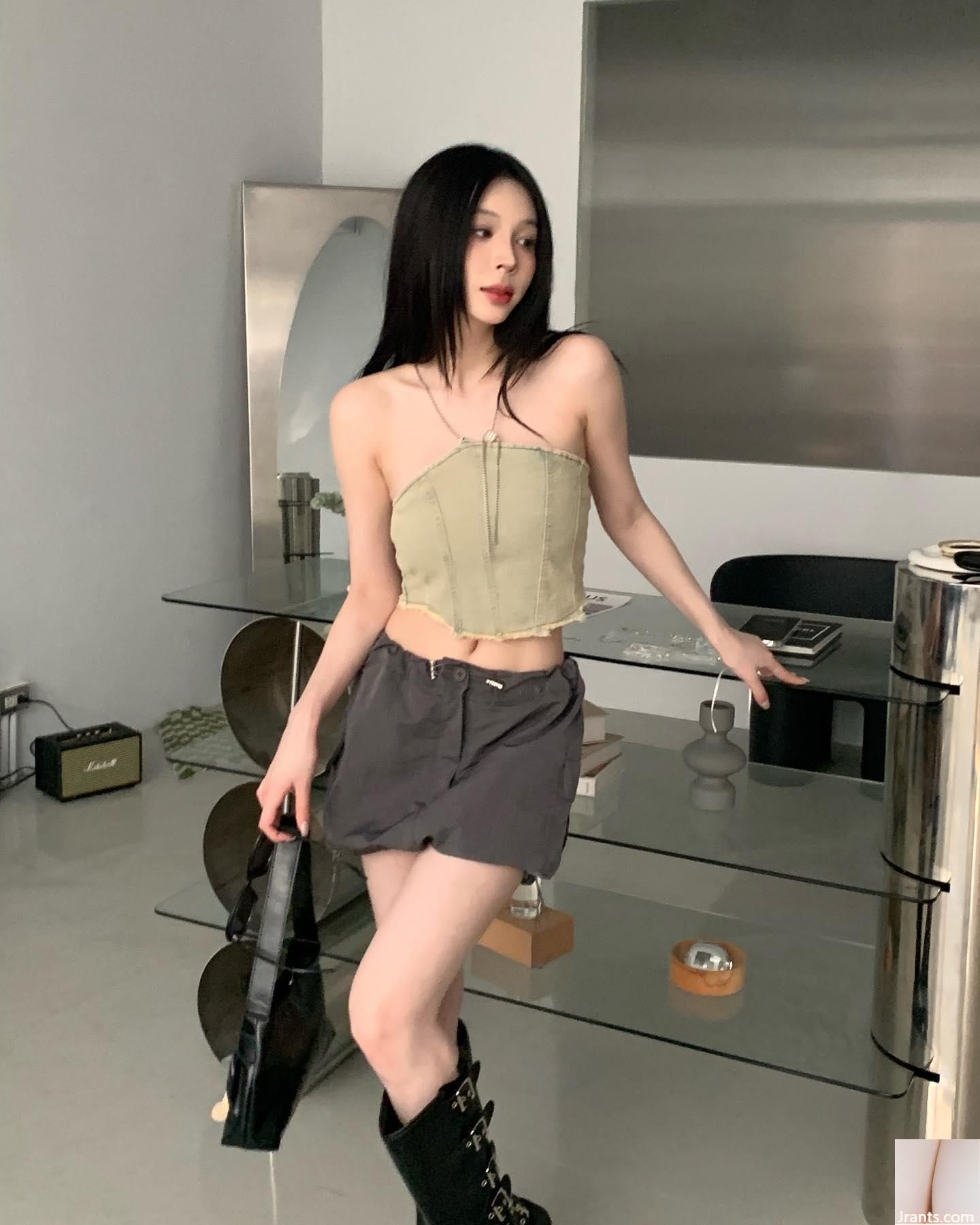 “Yuzhen” bộ ngực đầy đủ và đẹp không thể che giấu đôi chân quyến rũ của họ (9p) - Ảnh 7