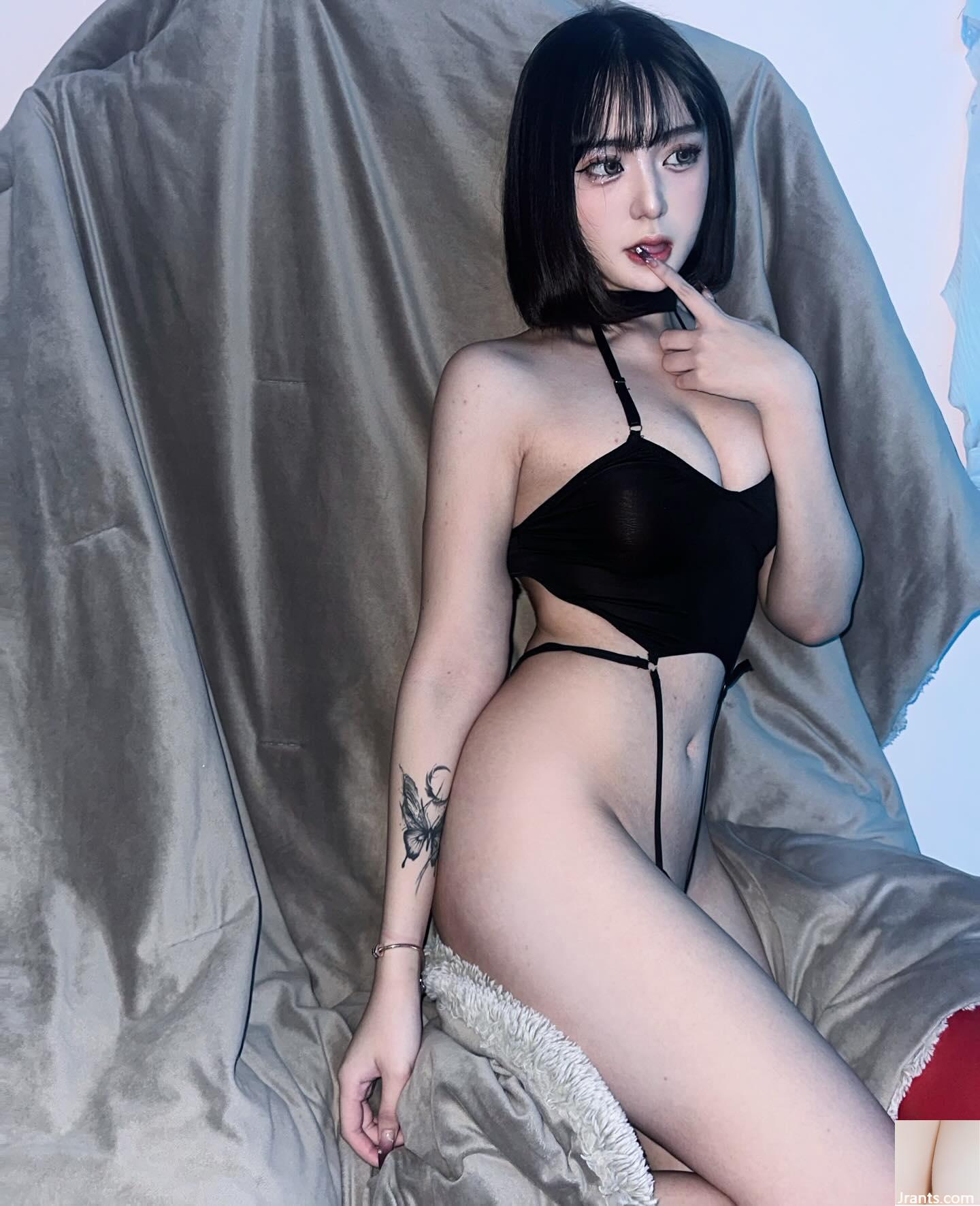 “QE_WSS” của bạn gái xinh đẹp có một chương trình phát sóng vẻ đẹp rất quyến rũ và xinh đẹp (34p) - Ảnh 31