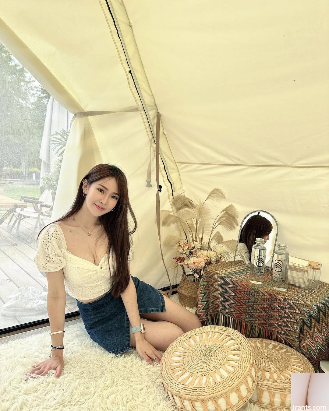 Bạn gái nguyên bản cảm giác “Li Yunzhen taco” ngực được tiếp xúc một chút để hiển thị các đường cong hấp dẫn (40p) - Ảnh 3