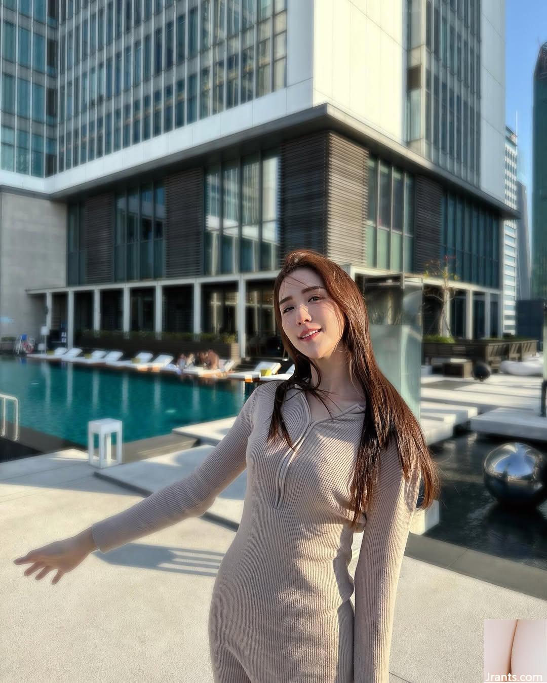 Sự cám dỗ của bộ ngực đẹp “Pan Yingzhu” Đường cong tỷ lệ tuyệt vời là siêu chật (27p) - Ảnh 17