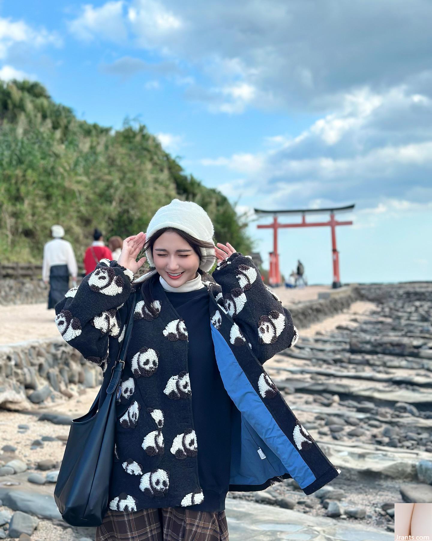 Bộ ngực đầy đặn của “络翞”, rãnh sâu trắng như tuyết và hình dáng siêu hấp dẫn đều lộ ra ánh sáng (21P) - Ảnh 16