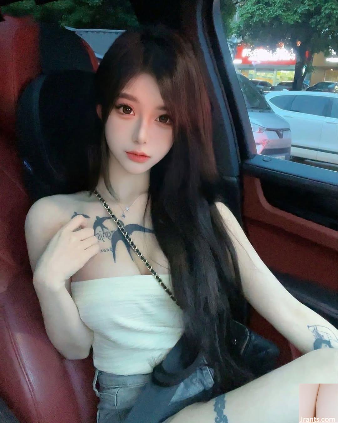 Khuôn mặt ngọt ngào “Qianqian” với những đường cong hoàn hảo siêu gợi cảm sẽ chữa lành vết thương cho bạn cả ngày (22P)